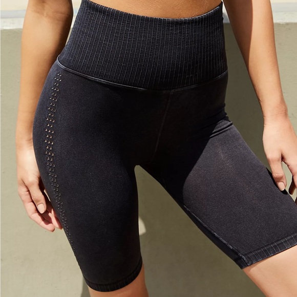 Free People Pants - 💗GET 20% OFF💗 NWOT Free People Movement Good Karma Bike Shorts - Washed Black